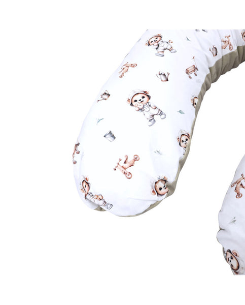 Velvet nursing pillow Gardener Bear