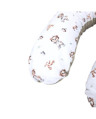 Velvet nursing pillow Gardener Bear