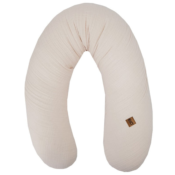 Mousseline kussen voor mama en baby BEIGE
