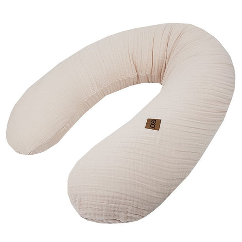 Mousseline kussen voor mama en baby BEIGE