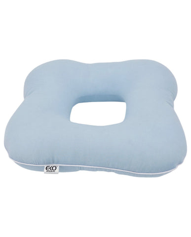 Coussin de maternité en mousseline BLEU