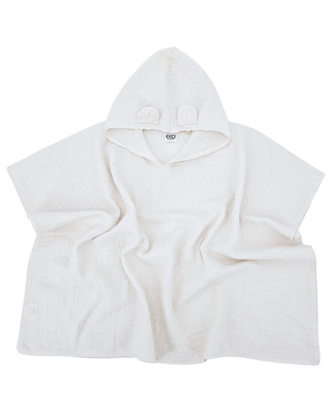Beige Muslin Poncho