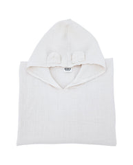Beige Muslin Poncho