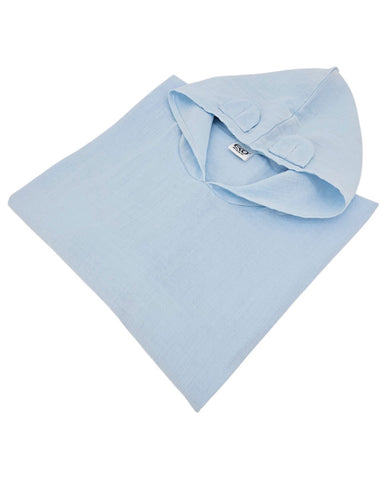 Muslin Poncho BLUE