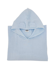 Muslin Poncho BLUE