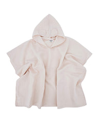 Poncho en Mousseline Rose Pâle