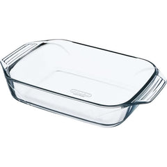 Lot de 4 plats four - PYREX - Verre - Rectangulaire - 27/31/35/39 cm