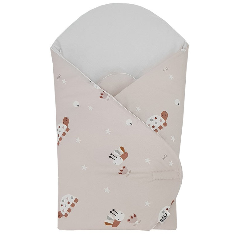 Printed Cotton Swaddle Blanket - Bees