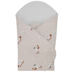 Printed Cotton Swaddle Blanket - Bees