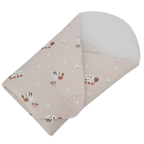 Printed Cotton Swaddle Blanket - Bees