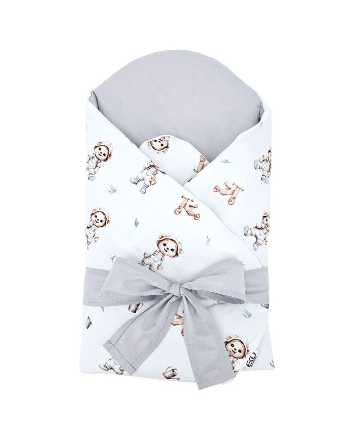Gedrukte katoenen wikkeldeken met kokosvezelvulling TUINMAN BEER