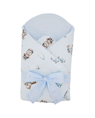 Printed cotton cone with coconut fiber filling, PILOT BEAR