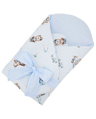 Printed cotton cone with coconut fiber filling, PILOT BEAR
