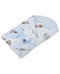 Printed cotton cone with coconut fiber filling, PILOT BEAR