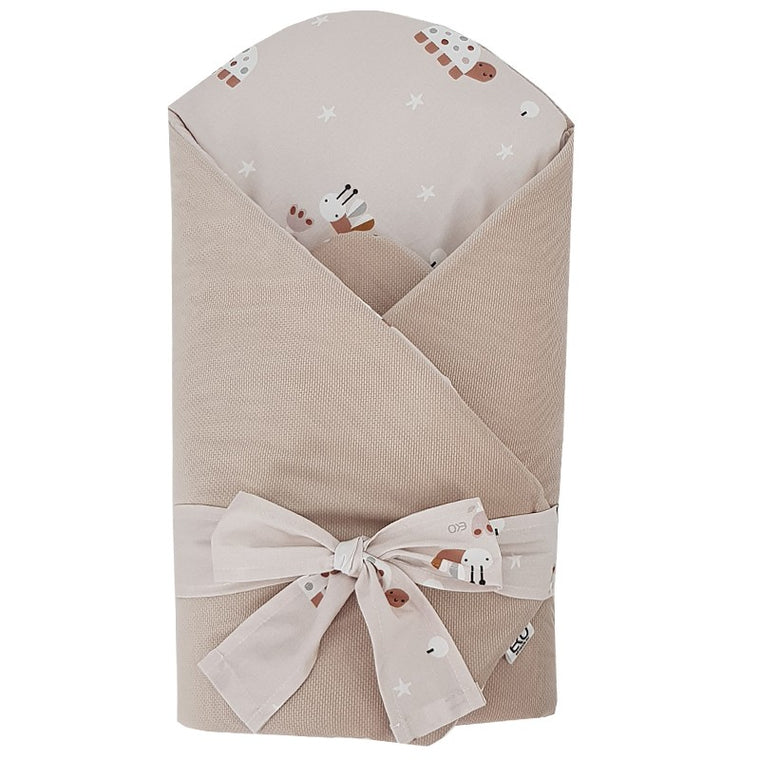 Gigoteuse en coton velours - Abeilles