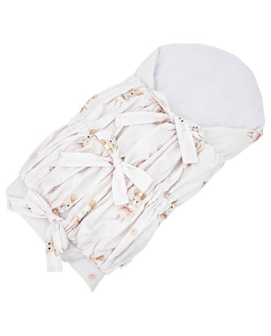 Printed Cotton Swaddle Blanket Ballerina Mouse