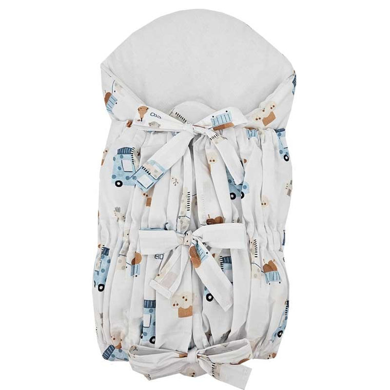 Coton imprimé corne avec coco GIRAFE