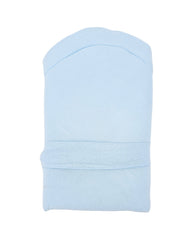 Couverture d'emmaillotage en mousseline BLEUE