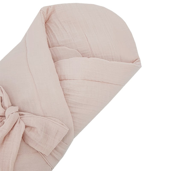 Lange en Mousseline Rose Pâle