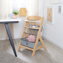 Convertible children's chair - ROBA - LIV UP - From 6 months to 70 kg - Includes organizer set - Natural wood