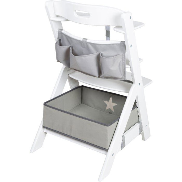 Convertible children's chair - ROBA - LIV UP - From 6 months up to 70 kg - Includes organizer set - White