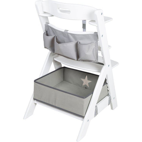 Convertible children's chair - ROBA - LIV UP - From 6 months up to 70 kg - Includes organizer set - White