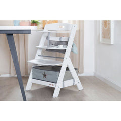 Convertible children's chair - ROBA - LIV UP - From 6 months up to 70 kg - Includes organizer set - White