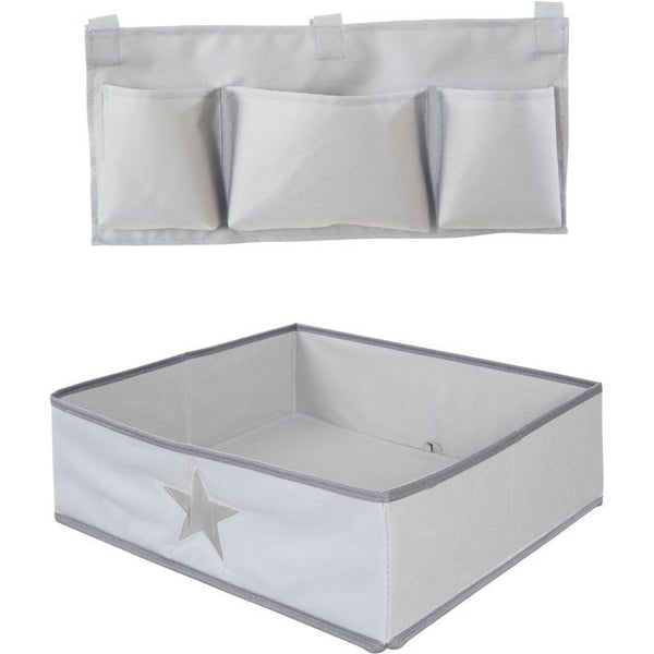 Convertible children's chair - ROBA - LIV UP - From 6 months up to 70 kg - Includes organizer set - White