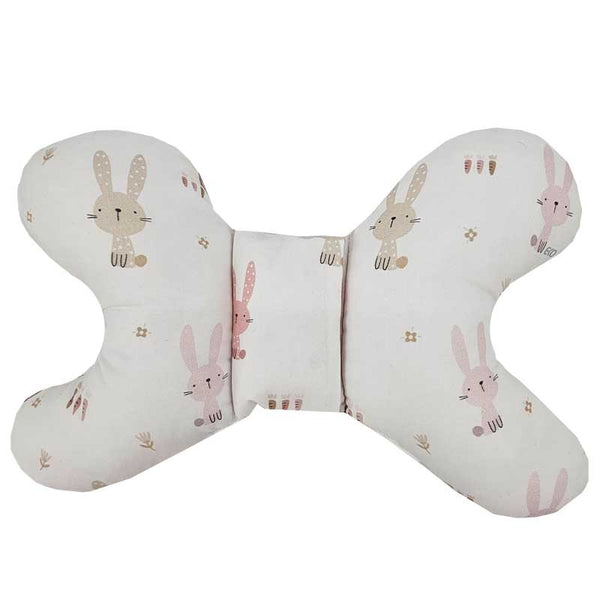Oreiller papillon lapin / Rose vif