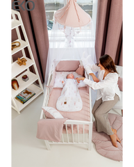 Oreiller animal Lapin / Rose vif