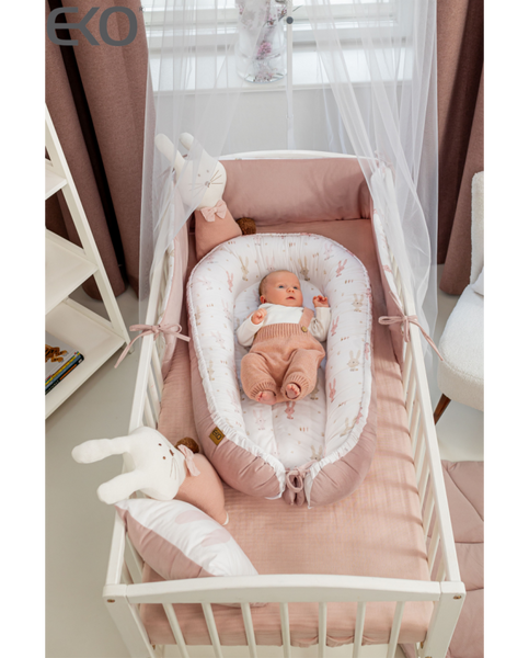 Velvet Baby Cocoon Bunny / Rose Pink