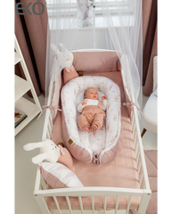 Velvet Baby Cocoon Bunny / Rose Pink