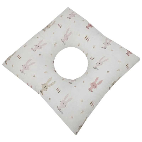 Coussin post-partum LAPIN / Rose vif