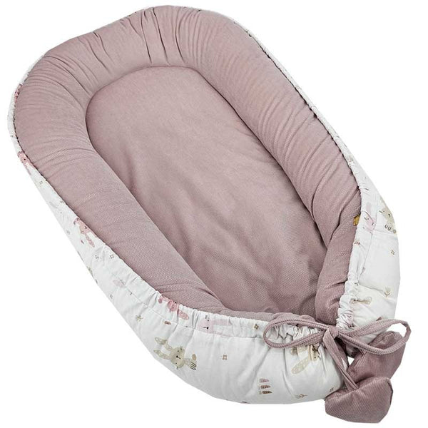 Velvet Baby Cocoon Bunny / Rose Pink
