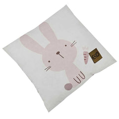 Oreiller animal Lapin / Rose vif