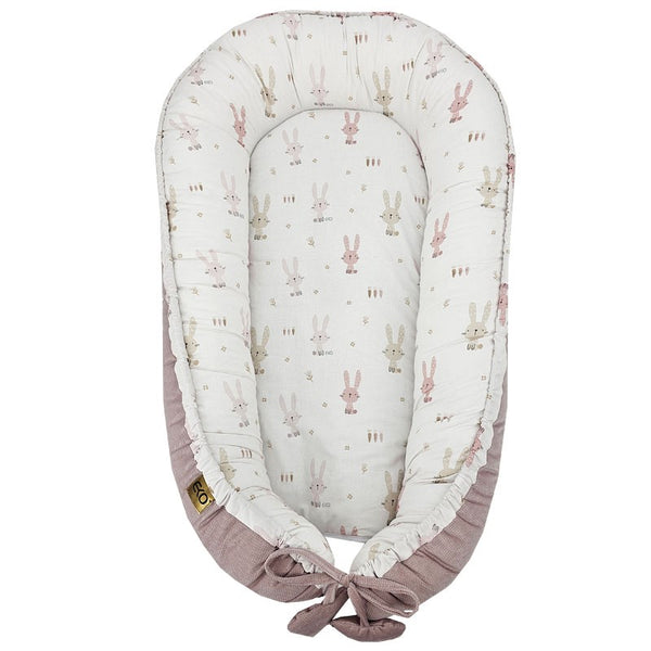 Velvet Baby Cocoon Bunny / Rose Pink