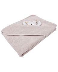 Bamboe badcape Ballerina Muis / Roze