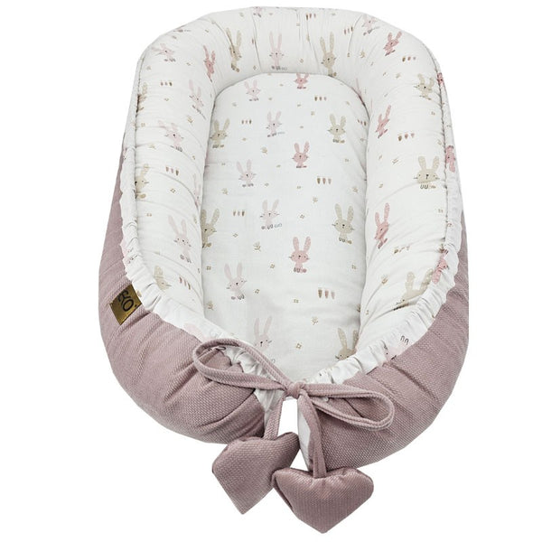 Velvet Baby Cocoon Bunny / Rose Pink