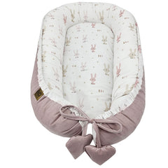Velvet Baby Cocoon Bunny / Rose Pink