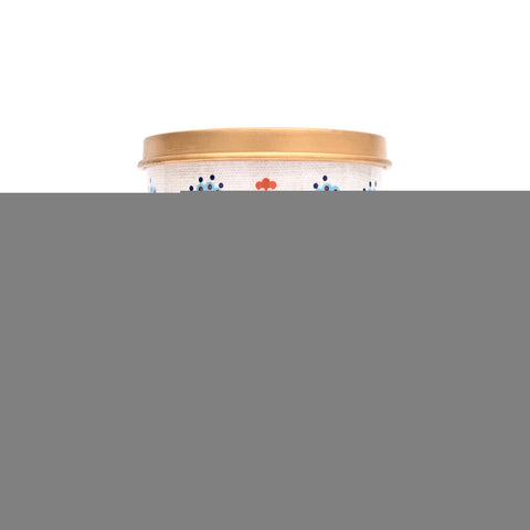 Large Round Enamel Box with Lid – Kitchen & Home Storage Jar