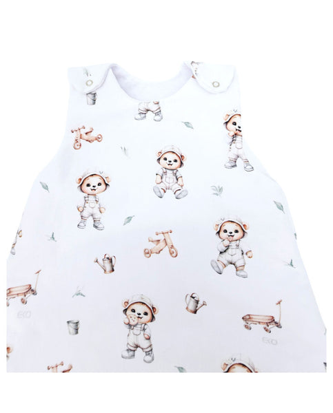 Gigoteuse Bébé Taille M Motif Ourson Jardinier