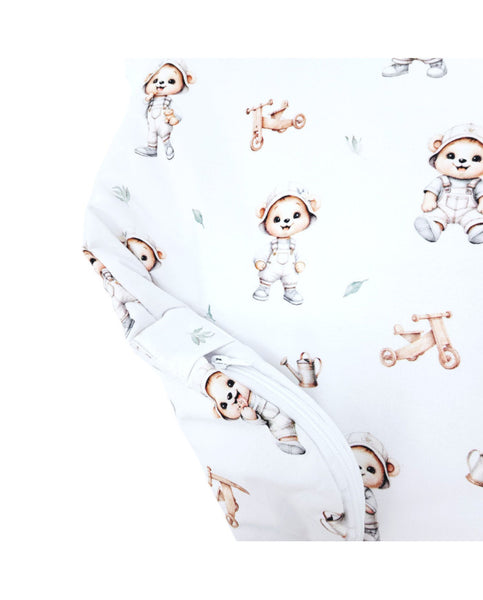 Gigoteuse Bébé Taille M Motif Ourson Jardinier