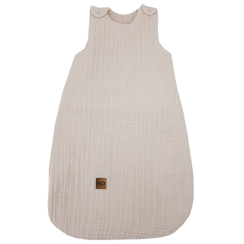 Muslin sleeping bag medium beige
