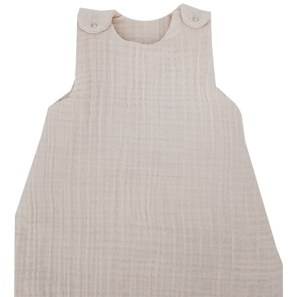 Muslin sleeping bag medium beige