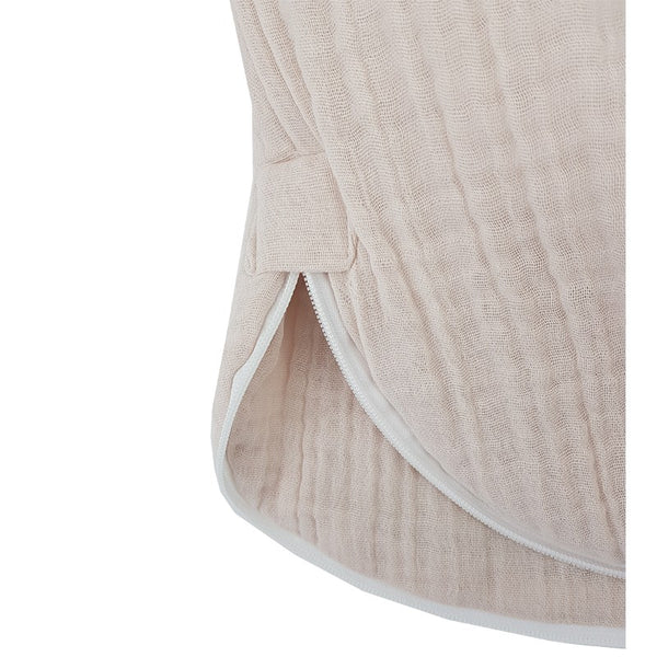 Muslin sleeping bag medium beige