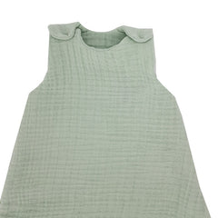 Gigoteuse en mousseline, taille moyenne, coloris menthe