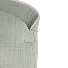 Gigoteuse en mousseline, taille moyenne, coloris menthe