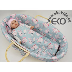 Gigoteuse en mousseline, taille moyenne, coloris menthe