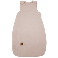 Muslin sleeping bag, medium rose pink