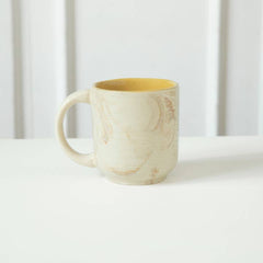 Handgemaakte Amber Love Keramische Koffie- & Theemok